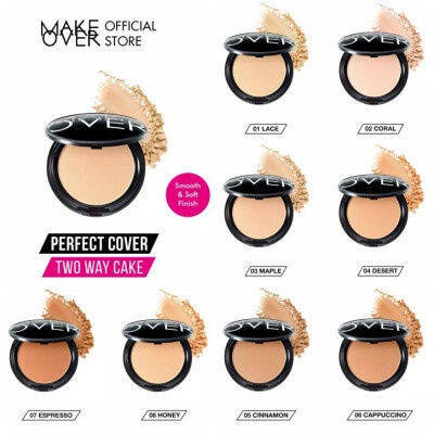 [BEDAK] MAKE OVER PERFECT COVER TWO WAY CAKE TWC SPF 15