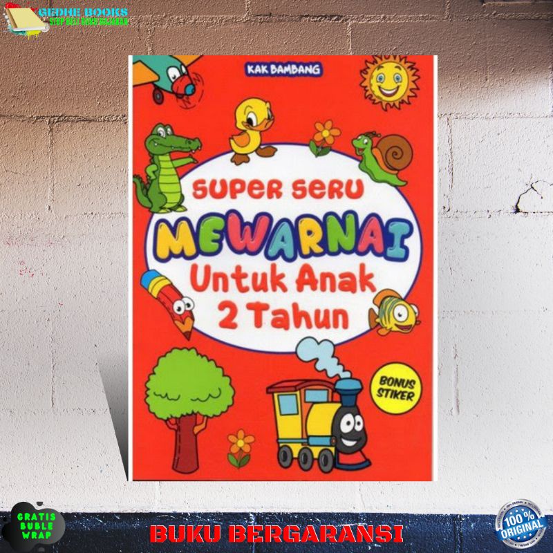 BUKU MEWARNAI UNTUK ANAK 2 TAHUN / CEMERLANG PUBLISHING