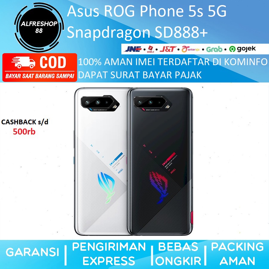 Asus ROG Phone 5s 5G 16GB 256GB 18GB 512GB Snapdragon SD888+