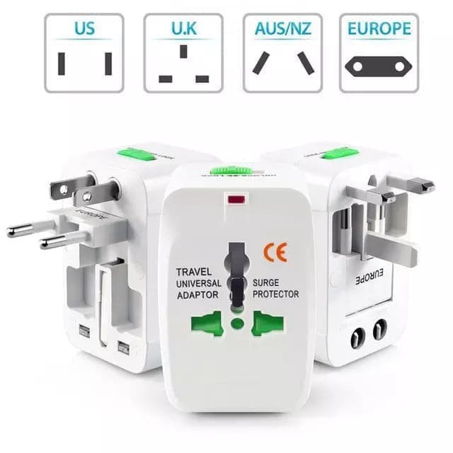 Adapter Adaptor Colokan Internasional 4 in 1
