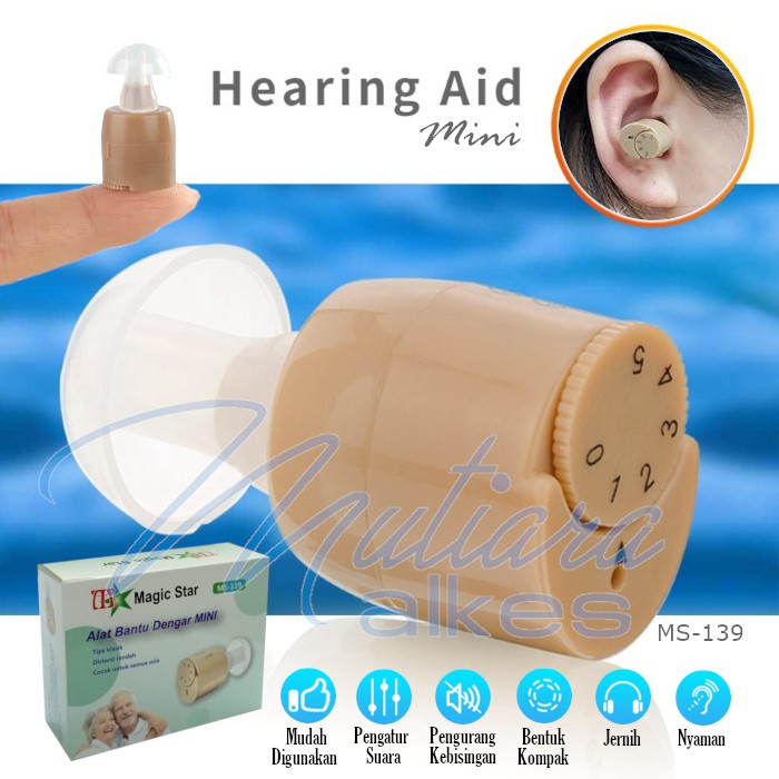 Alat Bantu Dengar Mini / Hearing Aid Magic Star MS-139