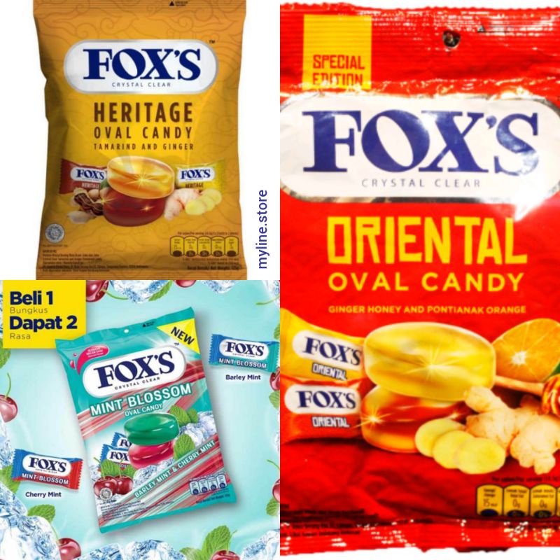 

Foxs Mint Blossoms 125gr dan Heritage Permen Fox's