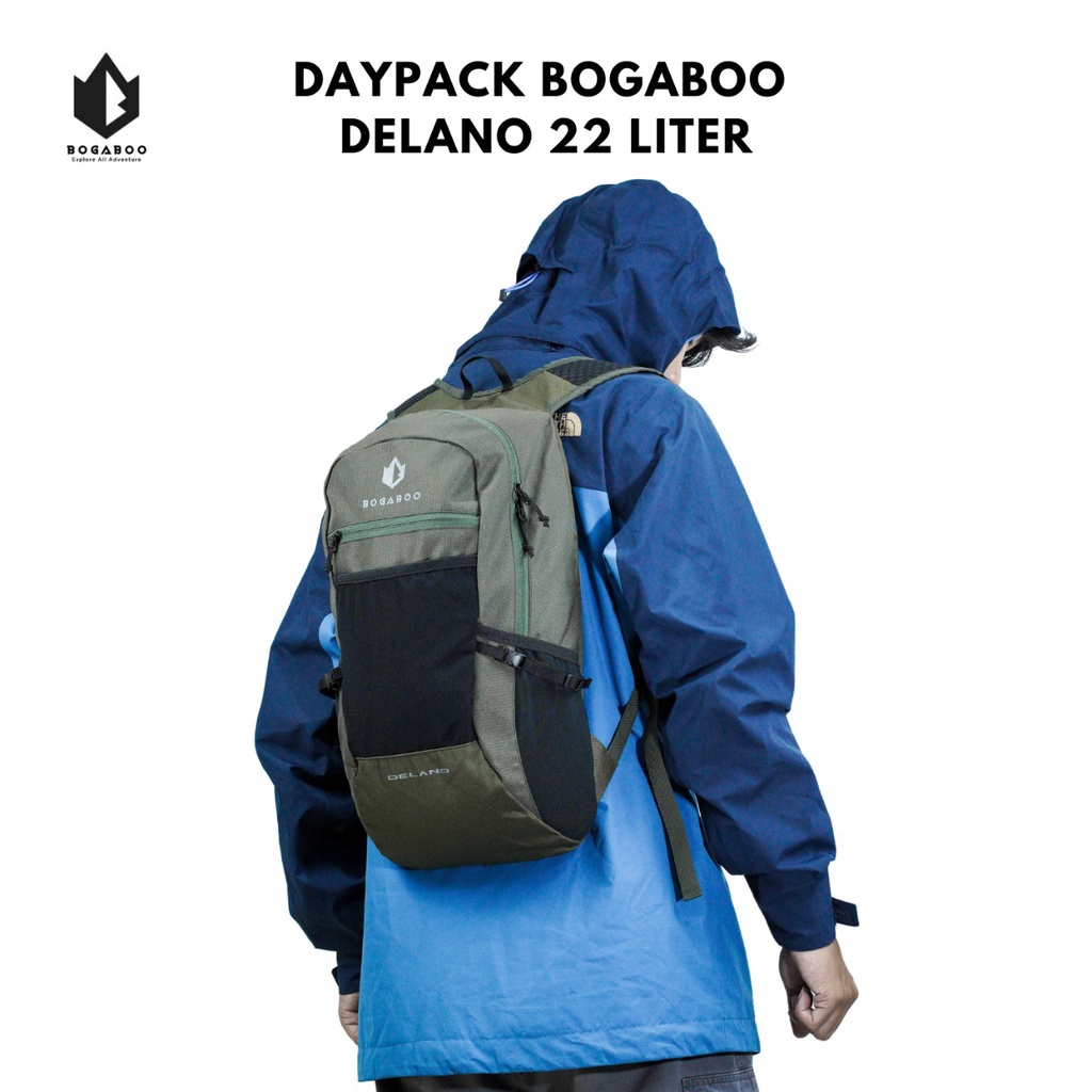 Tas Ransel bogaboo delano 22 Liter - tas sekolah- Tas Muncak  summit - daypack ultralight - tas Hiking ultralight