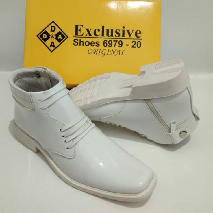 Sepatu pdh dinas pdu pria exclusive putih Ready