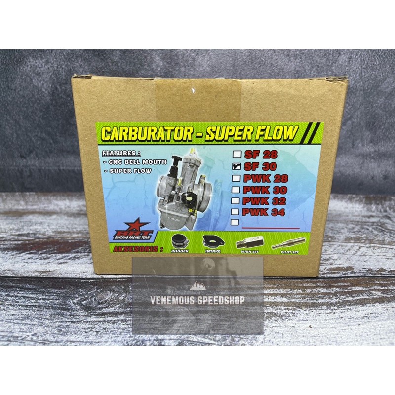 Karburator Karbu Carburator BRT Pe SF 28 - SF 30 - PWK SF 28 30 32 34 SuperFlow Original-3