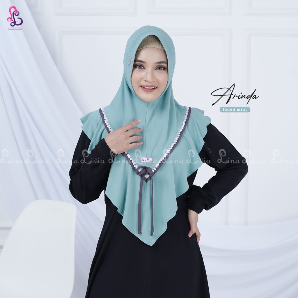 Linalivia Hijab - bergo Arinda hijab muslim instan