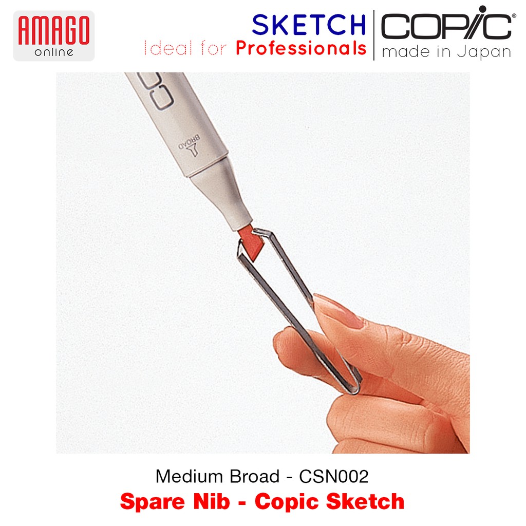 COPIC SKETCH - NIBS - MEDIUM BROAD - UJUNG PENA PENGGANTI COPIC SKETCH - CSN002