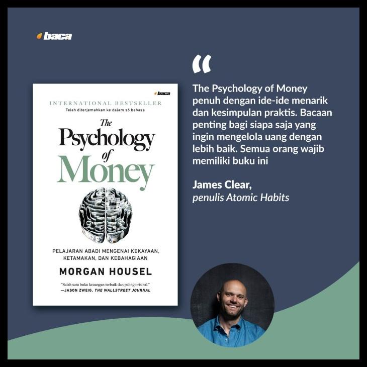 

TERBARU ORIGINAL - BUKU THE PSYCOLOGY OF MONEY - MORGAN HOUSEL (BHS INDONESIA) TERBARU