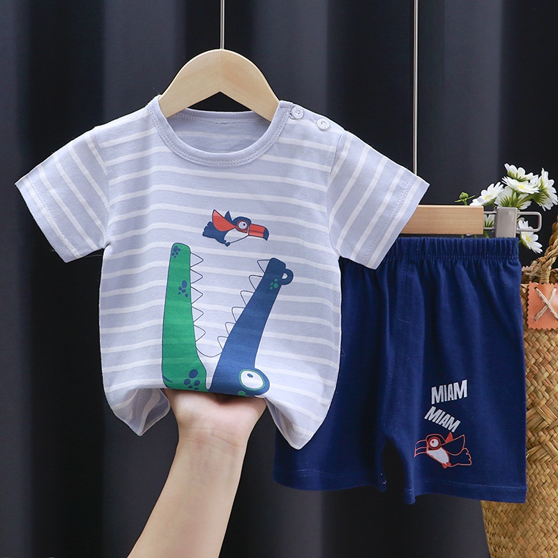 PUNCAK 3.3 stoberi - SETELAN BAJU BAYI IMPORT UMUR 0-24 BULAN/SETELAN BAJU LENGAN PENDEK BAYI