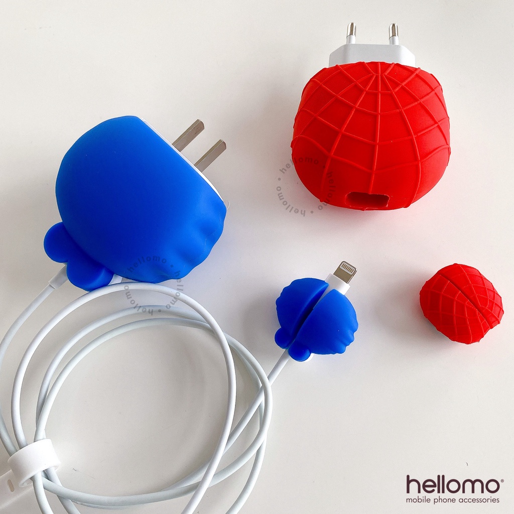 Pelindung Charger iPhone Set Cartoon Cable Saver Apple Silicone Pelindung Kabel Casan Hp Case Charger iPhone