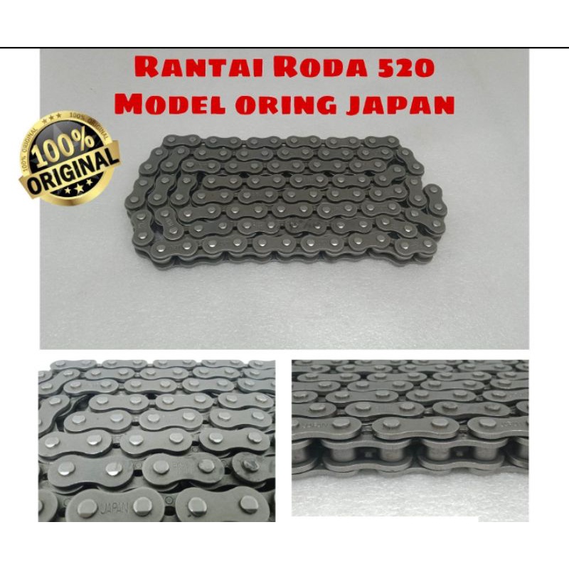 Rantai Rante Roda All 520 Model Oring Japan