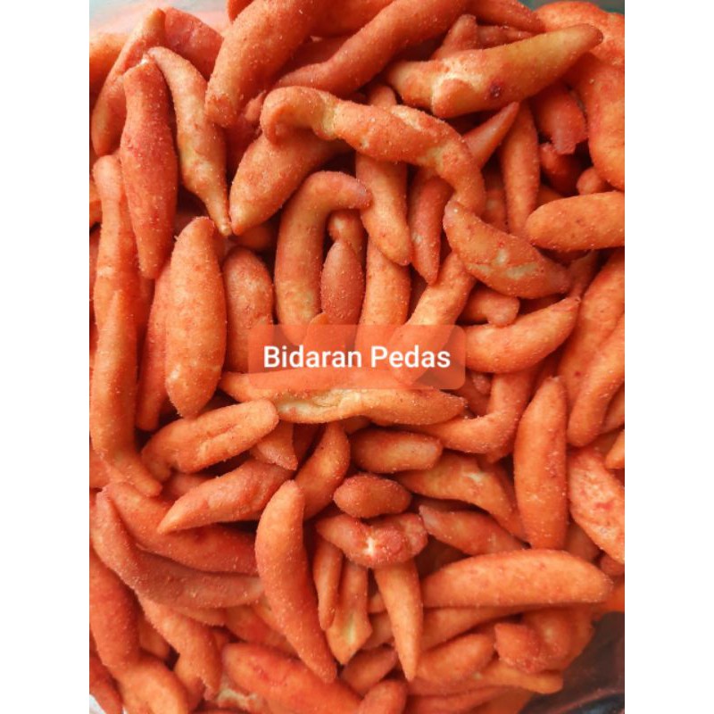 

Bidaran pedas kemasan 250gr snack kiloan