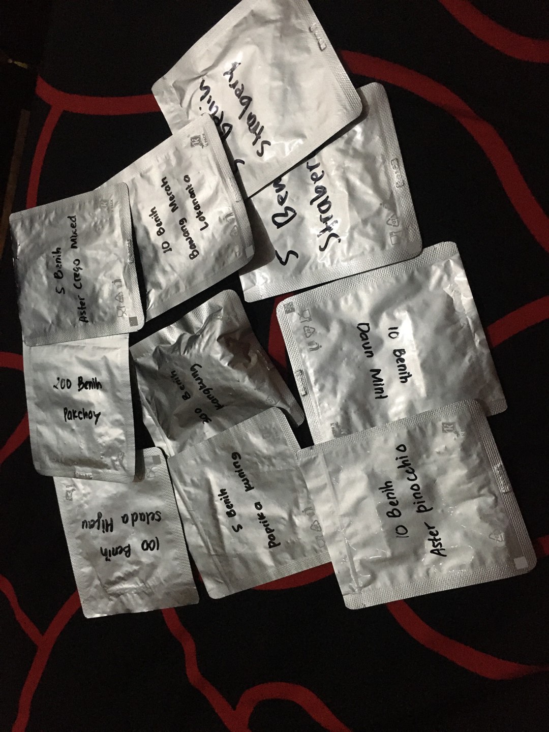 5 Biji Benih Paprika Merah