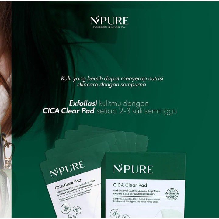 NPURE CICA CLEAR PADS TRAVEL SIZE