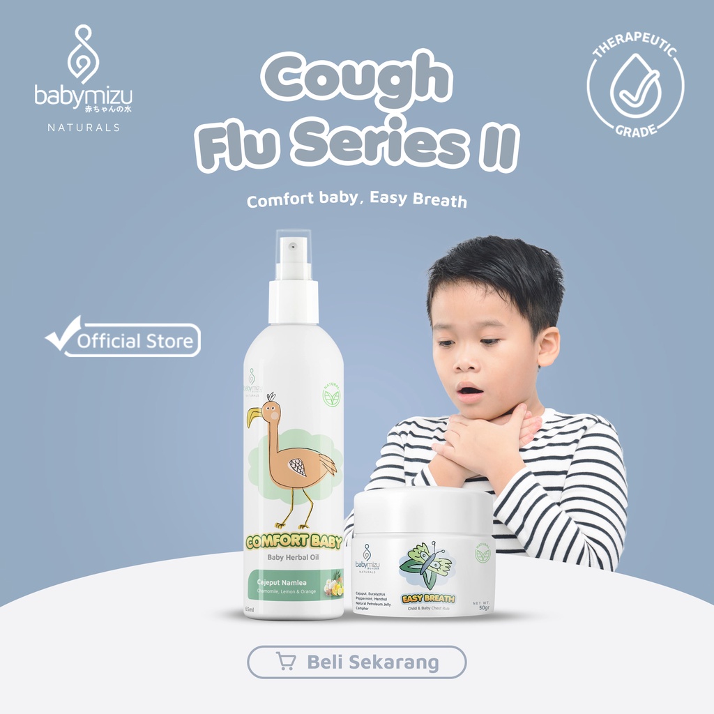 BABYMIZU Baby Cough &amp; Flu Series II - Easy Breath + Comfort Baby