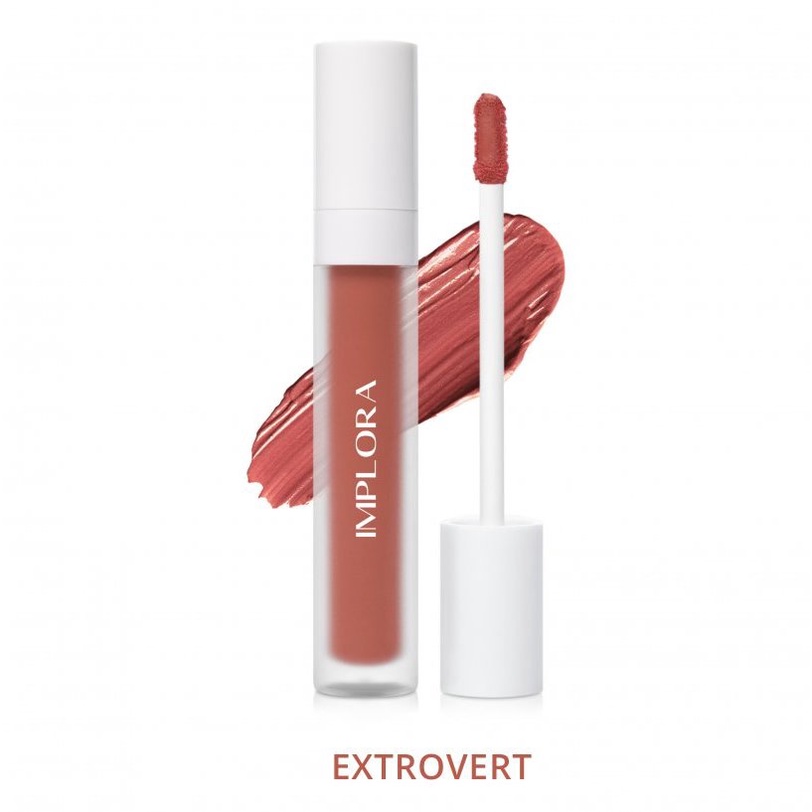 IMPLORA Lip Cream Velvet Lipstik matte glossy creamy vitamin lipstik