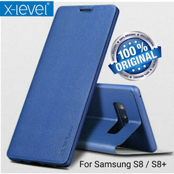 Samsung Galaxy S8 / S8 Plus X-LEVEL FIB COLOR Flip cover Leather Case Kulit