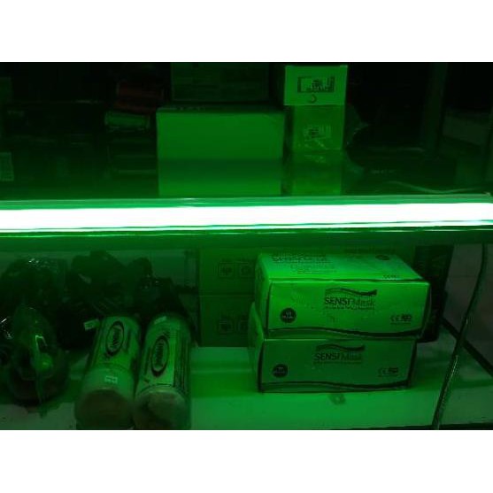 [CUCI GUDANG] PAKET KOMPLIT LAMPU KONTER ETALASE TOKO AQUARIUM LED TL T5 LED 8W 60CM KABEL 2M - Pali