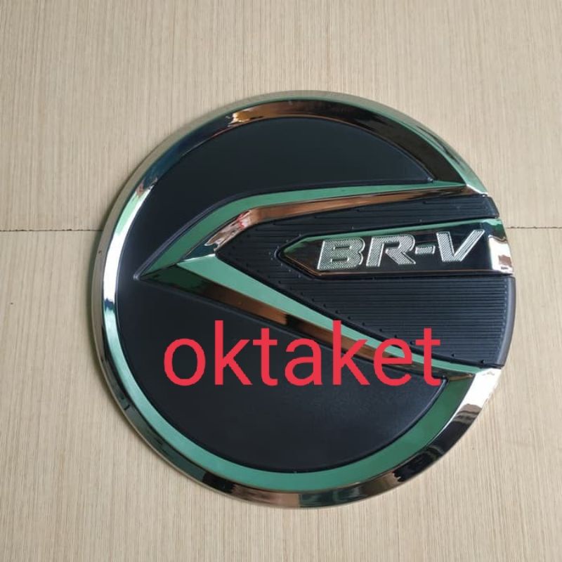 tank cover HONDA BRV hitam kombinasi chrome