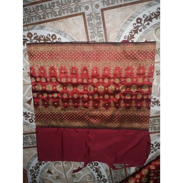 kain/rumpak tenun asli motif cantik manis