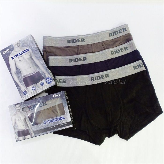 UNDERWEAR - Celana Boxer RIDER SPORT XTRACOOL R 917B - 1 Box - 1 Pcs