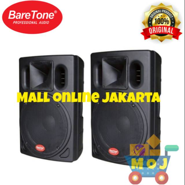 Speaker pasive baretone 15 inch BT-A1530W 800 watt original pasiv