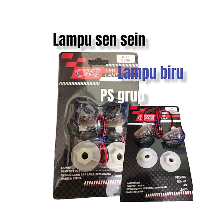 Lampu Sein / Sen Tempel Led UNIVERSAL - Variasi Motor Lampu universal - Biru