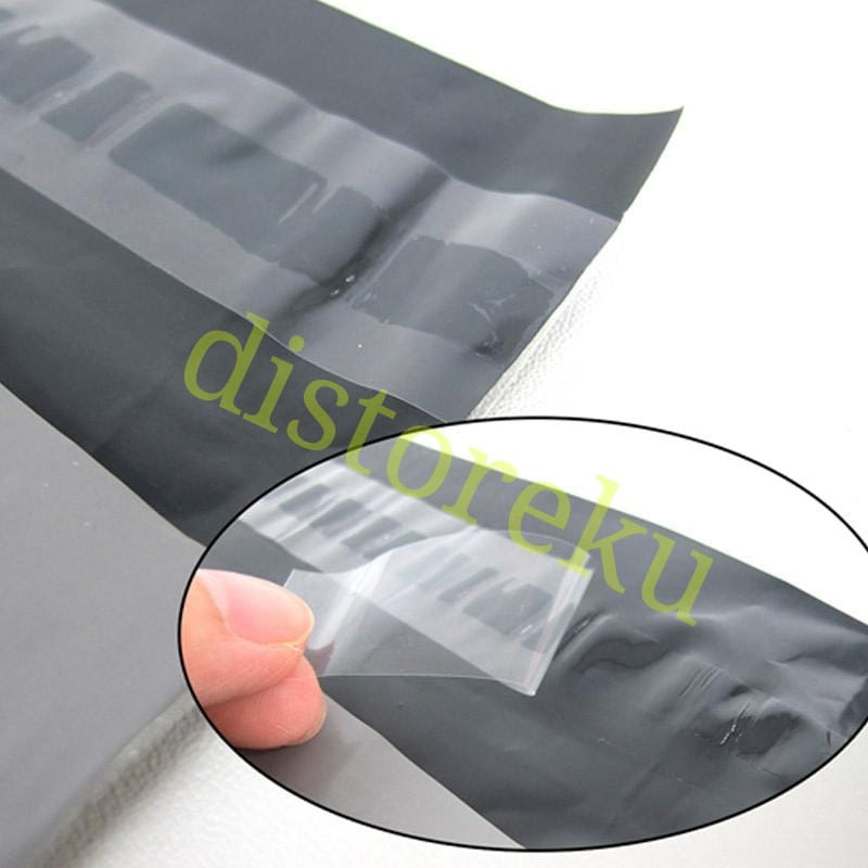 isi 50pcs 25x35 PLASTIK AMPLOP POLYMAILER SILVER KANTONG PACKAGING OLSHOP