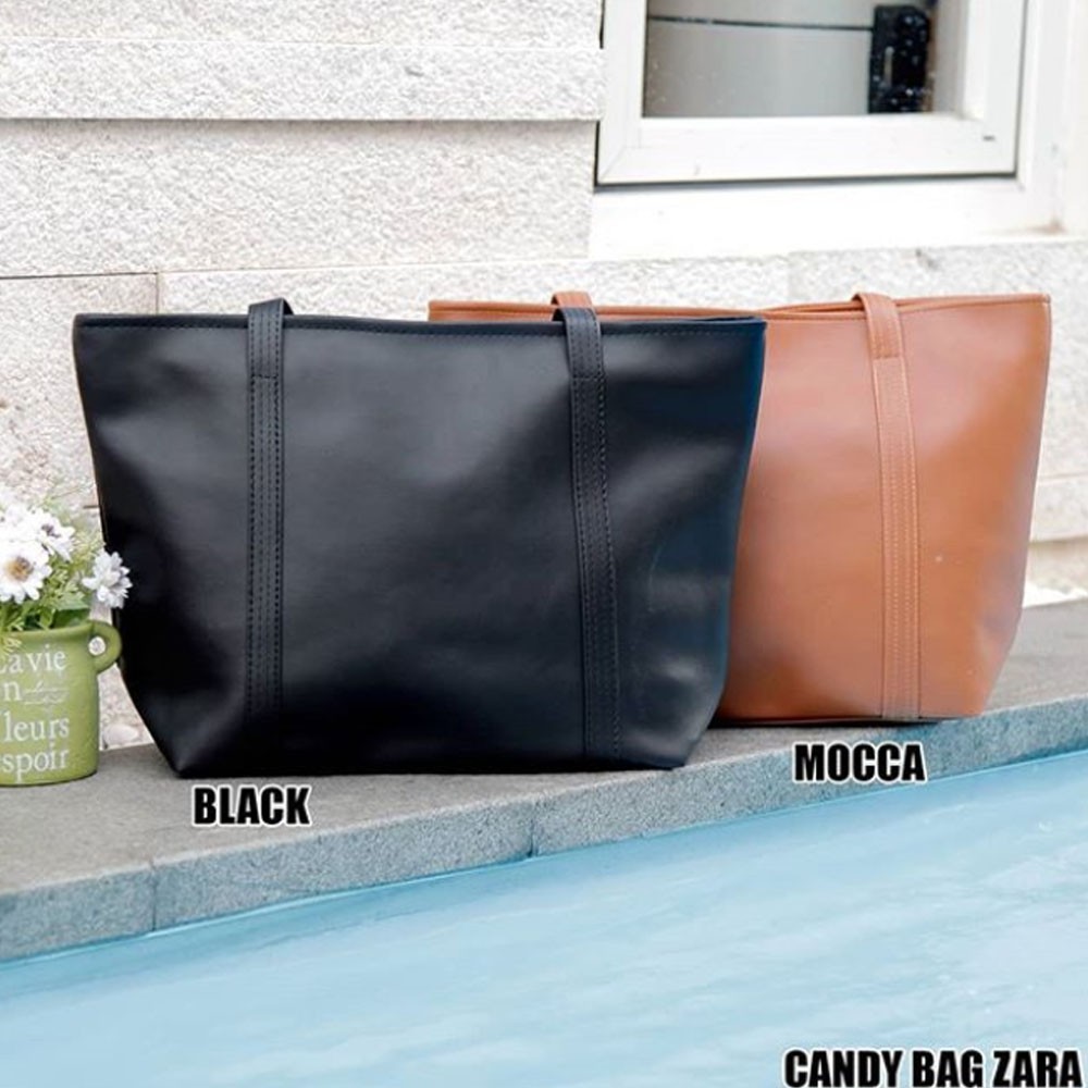 REAL PICT  tas wanita tas totebag candy zara ADA TALI PANJANG tas selempang