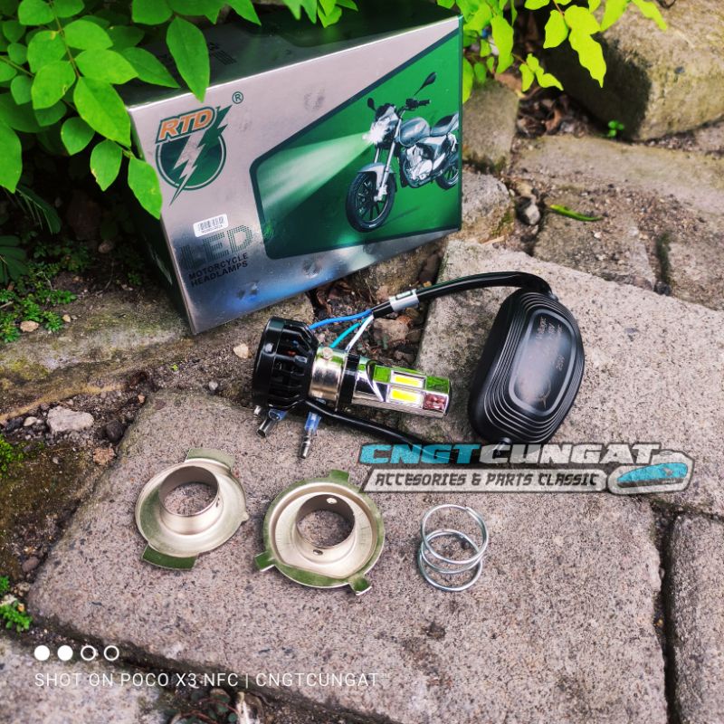 Lampu Depan LED RTD 6 Sisi 35 Watt RTD LED 6 Sisi 35 Watt Universal