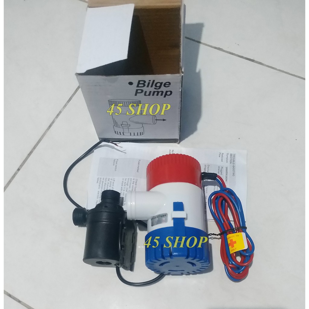 Pompa Air Bilge ORIGINAL 1100GPH Submersible Water Bigel Pump Celup DC 12V ORI