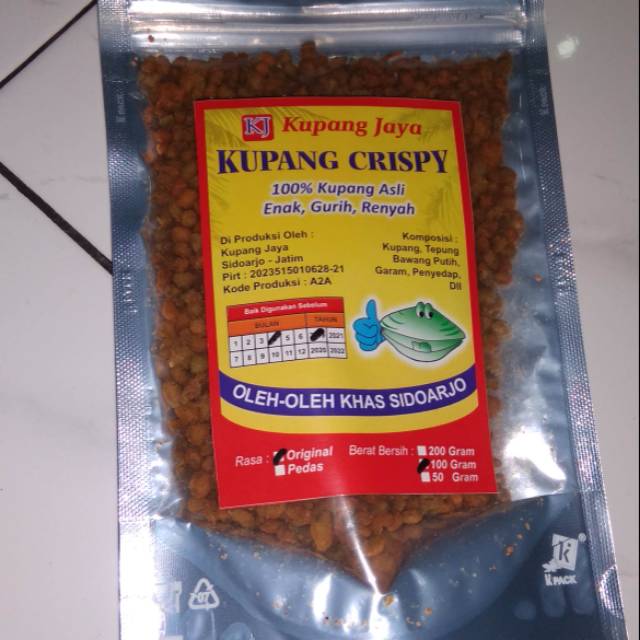 

Kupang crispy 100grm