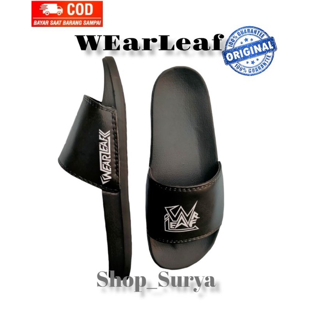 Sandal Slop WEarLeaf Premium | Sendal Slide Casual WEarLeaf Pria dan Wanita