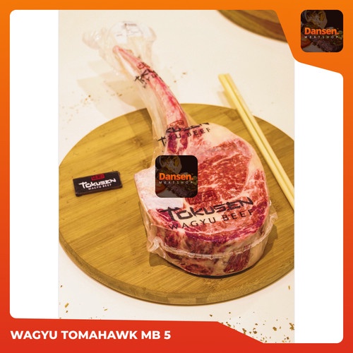 

PREMIUM TOKUSEN WAGYU TOMAHAWK LONG BONE MB 5 - 800gr - 1000gr