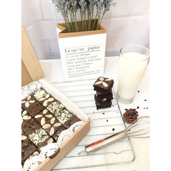 

BrowniesMarcello / Brownies panggang lumer / brownies fudgy
