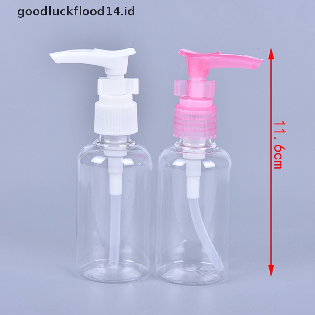 [OOID] 5PCS 75ml Plastic Press Pump Spray Lotion Bottles Cosmetic Sample Containers ID