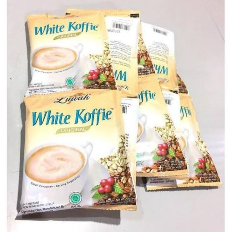 KOPI LUWAK WHITE KOFFIE 1 RENCENG ISI 10 SACHET