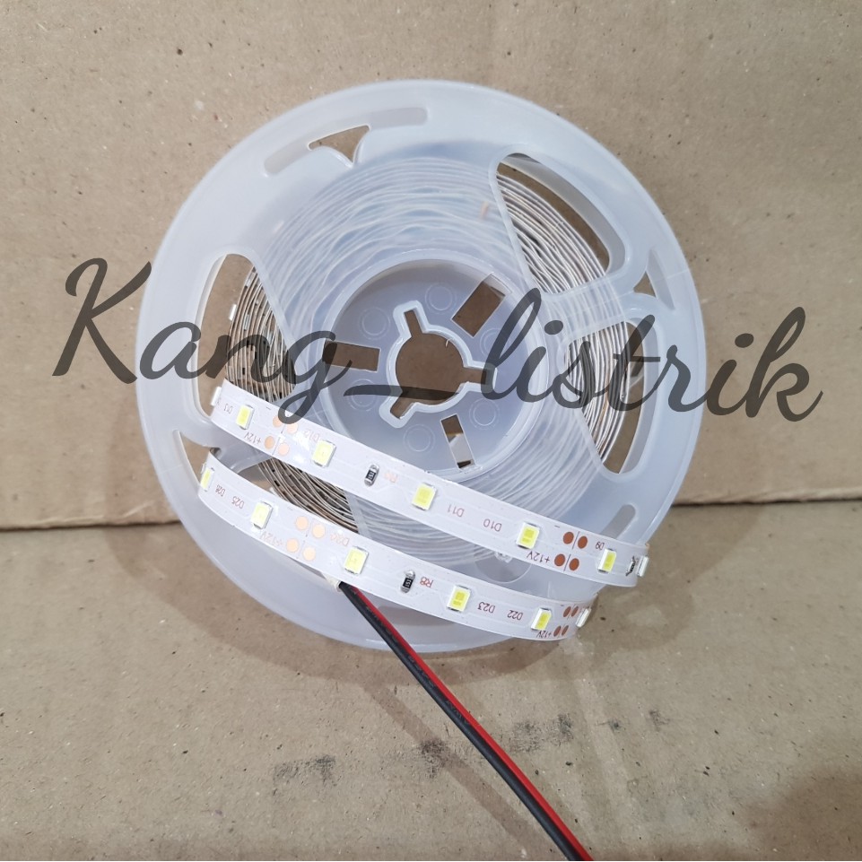 LED Strip Indoor Mata Kecil IP33 4,8W 2835SMD 5Mtr / LED STRIP 5Mtr