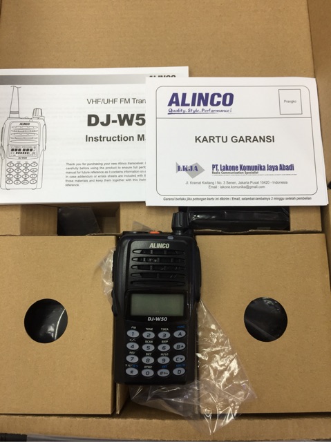 HT ALINCO DJ-W50 Dualband vhf uhf