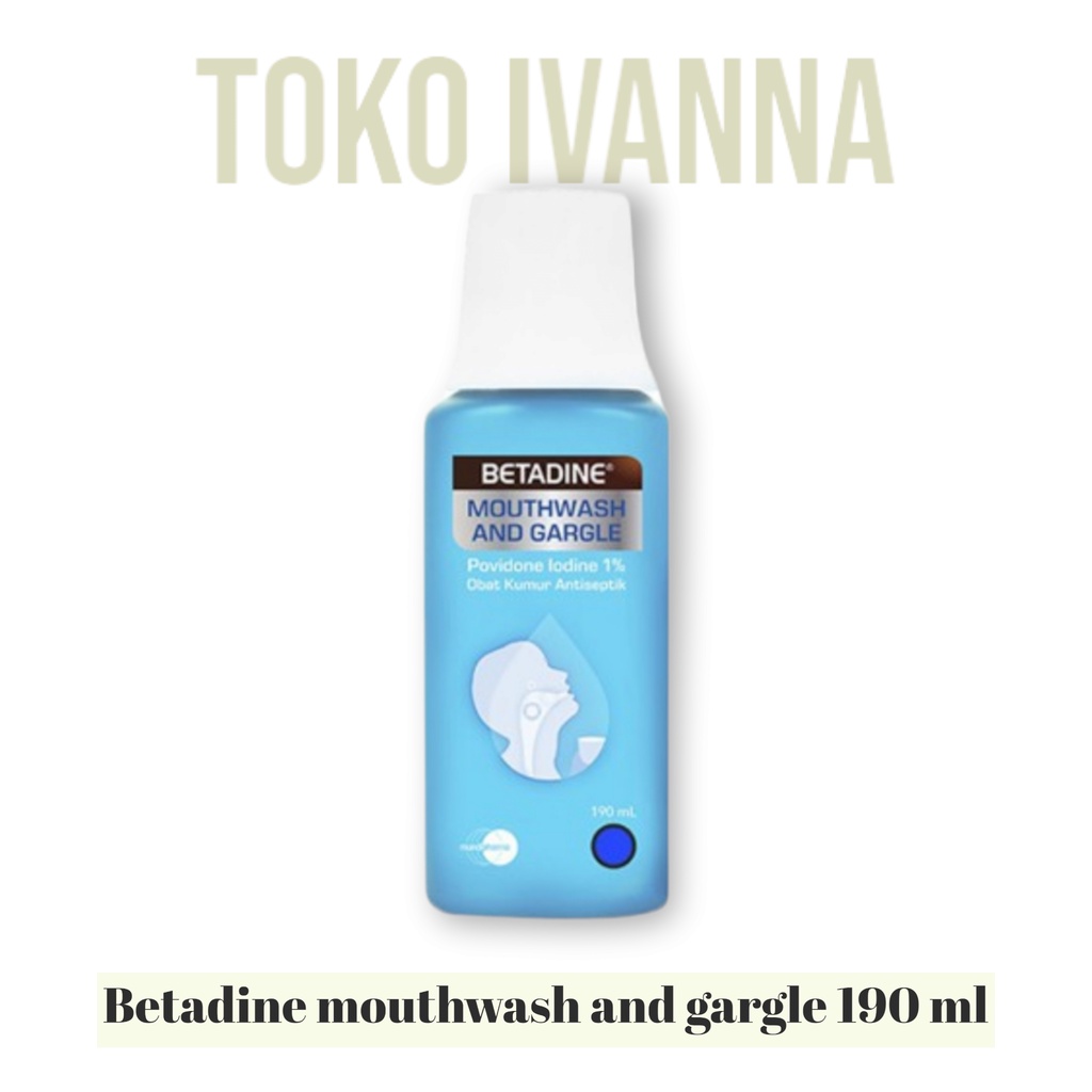 Jual Betadine Mouthwash & Gargle 190 ml Obat Kumur Antiseptik