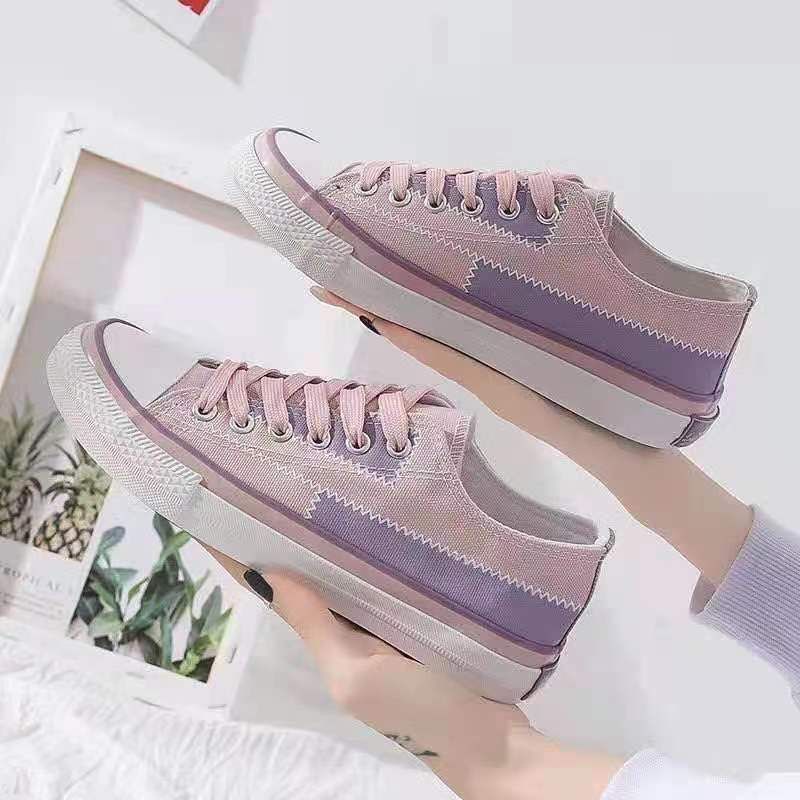 SEPATU SNEAKERS KANVAS WANITA KOREA IMPORT 100%