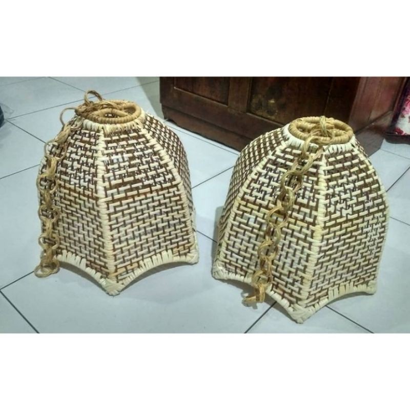 TERMURAH Lampu Gantung Rotan Diameter 30cm