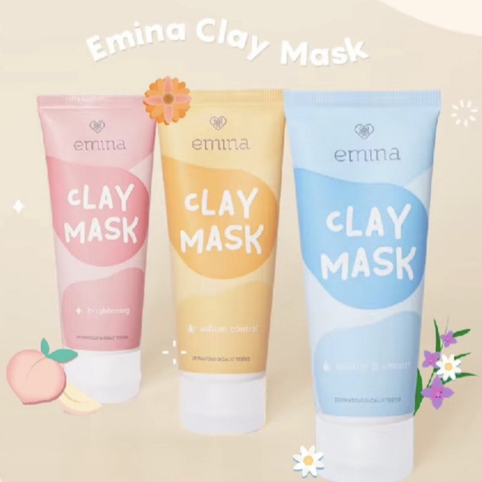 Emina Clay Mask 60ml - Masker Wajah