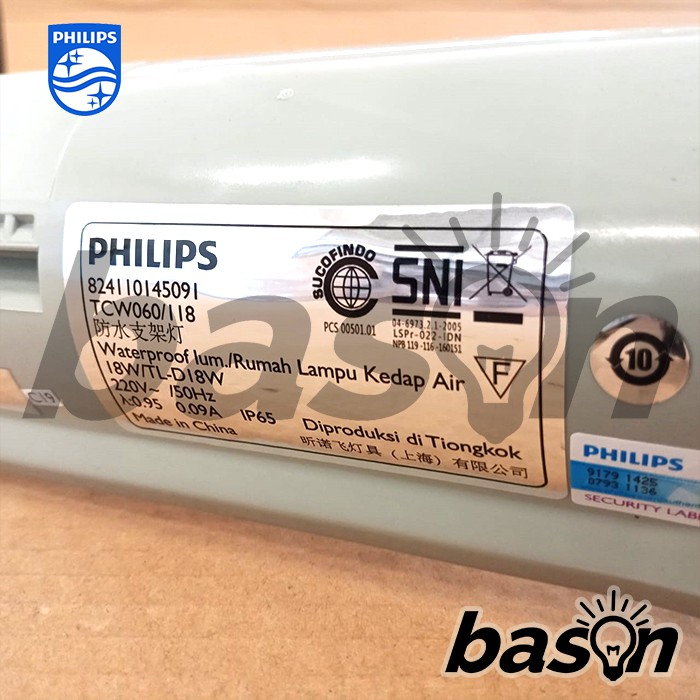 PHILIPS TCW060 C 1xTL-D18W HF 220V IP65