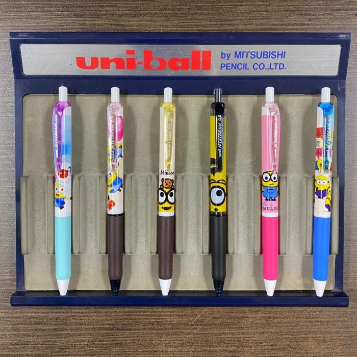 

Kusus Hari Ini Ballpoint Uni Jetstream Minions Limited Edition Sxn-209 Promo