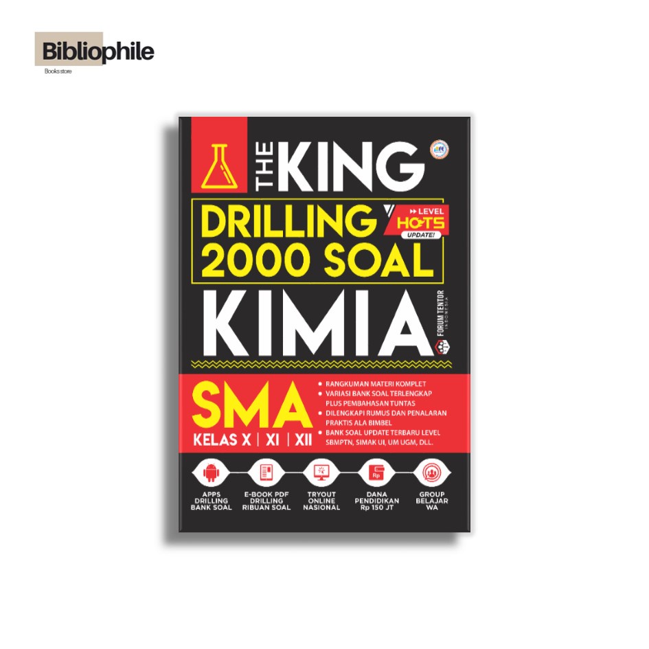 BUKU SMA THE KING DRILLING 2000 SOAL MATEMATIKA, KIMIA, FISIKA, BIOLOGI-KIMIA