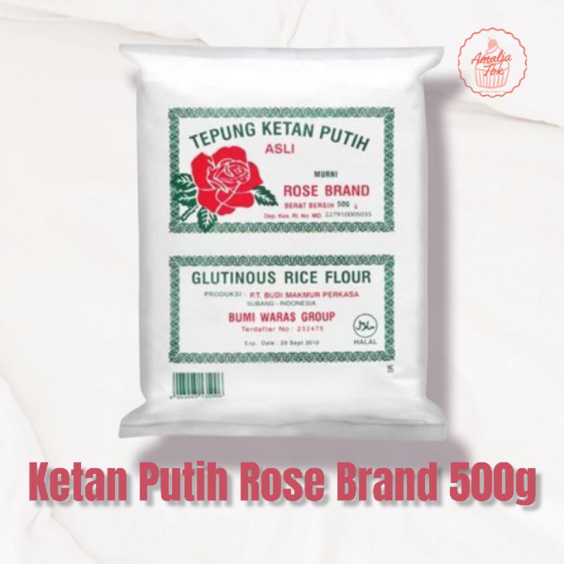

Tepung Ketan Putih Rose Brand 500g
