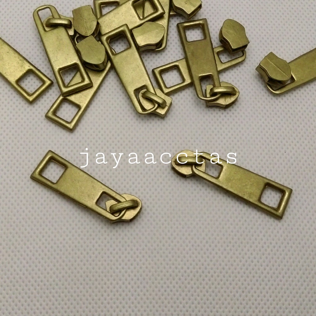 kepala resleting tas no. 5 ATG per 10 pcs