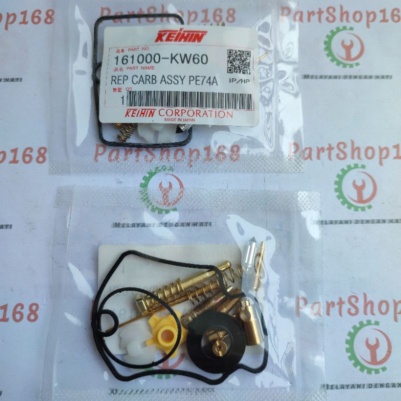 Reparkit karburator Honda NSR PE28 PE 28 original KEIHIN JAPAN CORPORATION