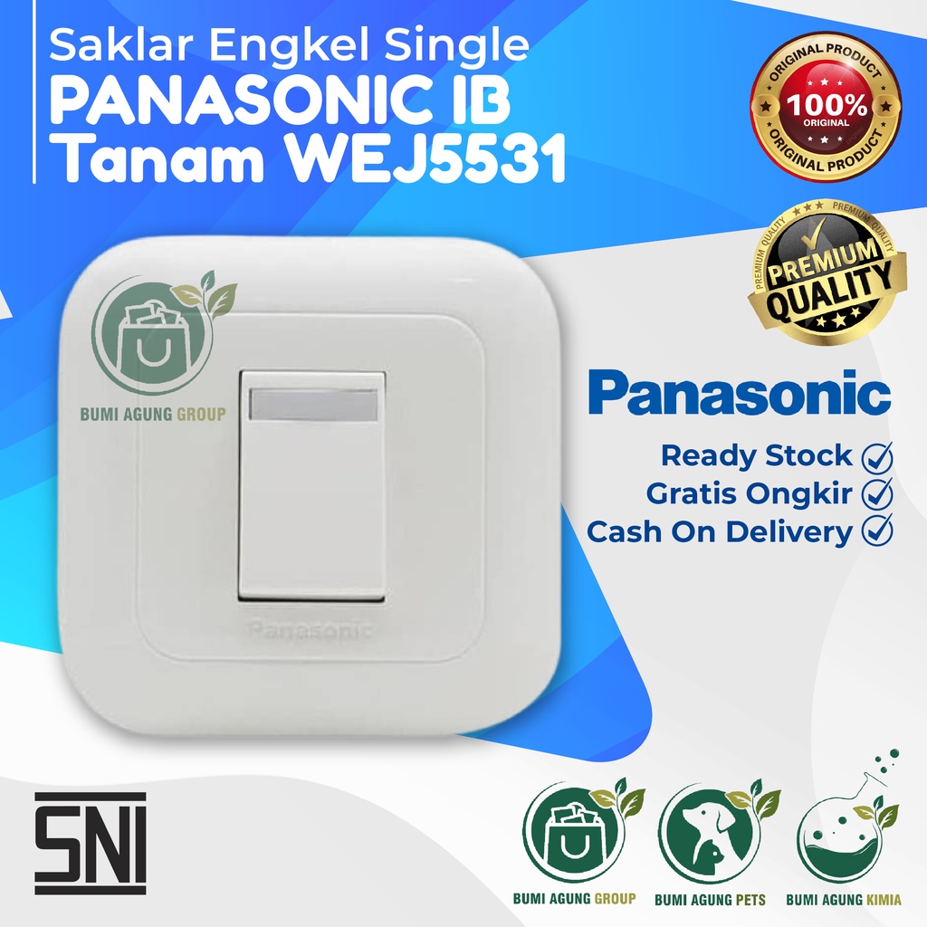 Jual Saklar Engkel Single PANASONIC Tanam IB Inbow Tunggal Tungal ...